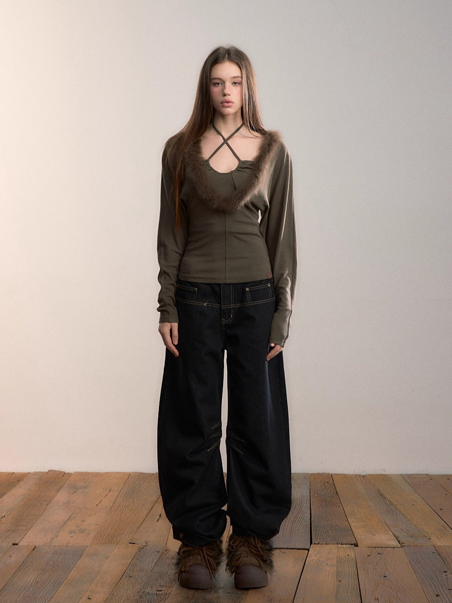 Original Black Straight Jeans