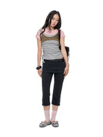 Korean Lace Trim Drawstring T-Shirt