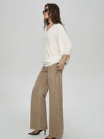 Lyocell Embroidered Relaxed Tee