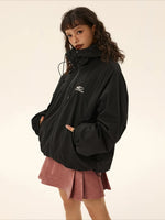 Retro Windbreaker Jacket