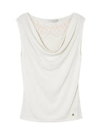 Lace Patch Knit Tank