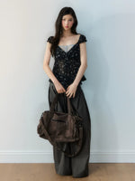 Faux Layer Lace Top
