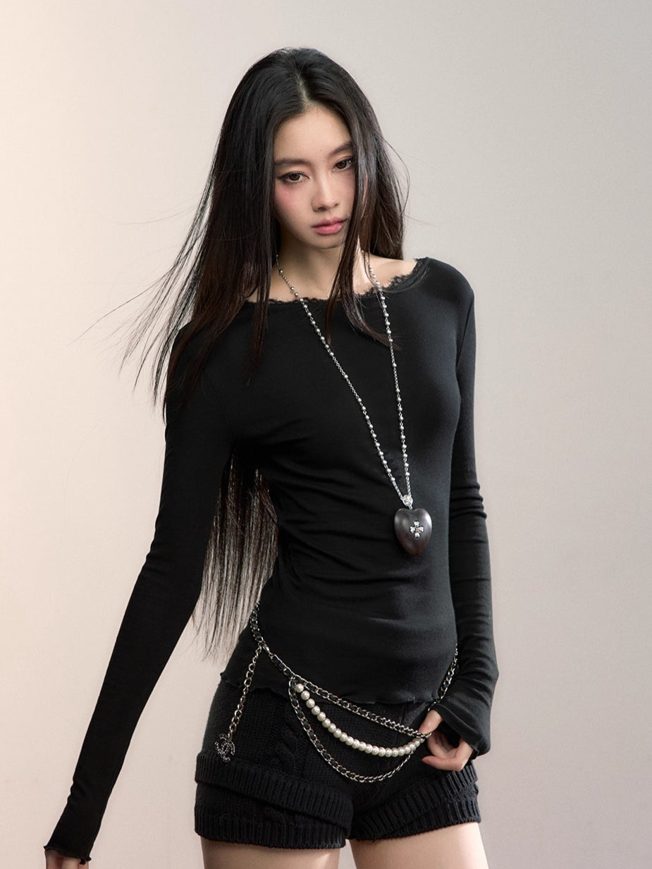 Knit Layered Shorts
