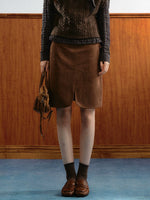 Plaid Layered Skirt Set