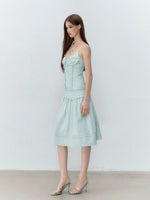 Butterfly Tie Tank Top & Skirt Set