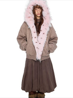 Faux Suede Cat Ear Jacket
