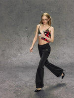 Skins Low-rise Micro Flare Denim Pants