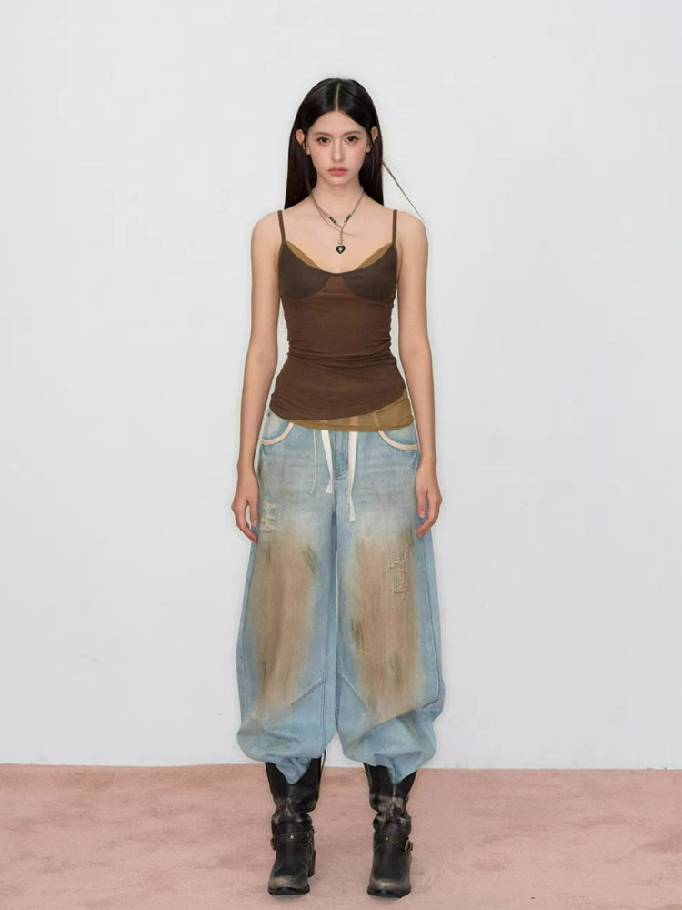 Colorblock Lyocell Cami Top