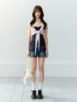 Ruched Cami & Cardigan Set