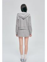 Contrast Hoodie Set
