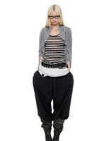 Korean Drawstring Knit Cardigan