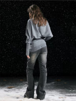 Asymmetric Chain Sweater
