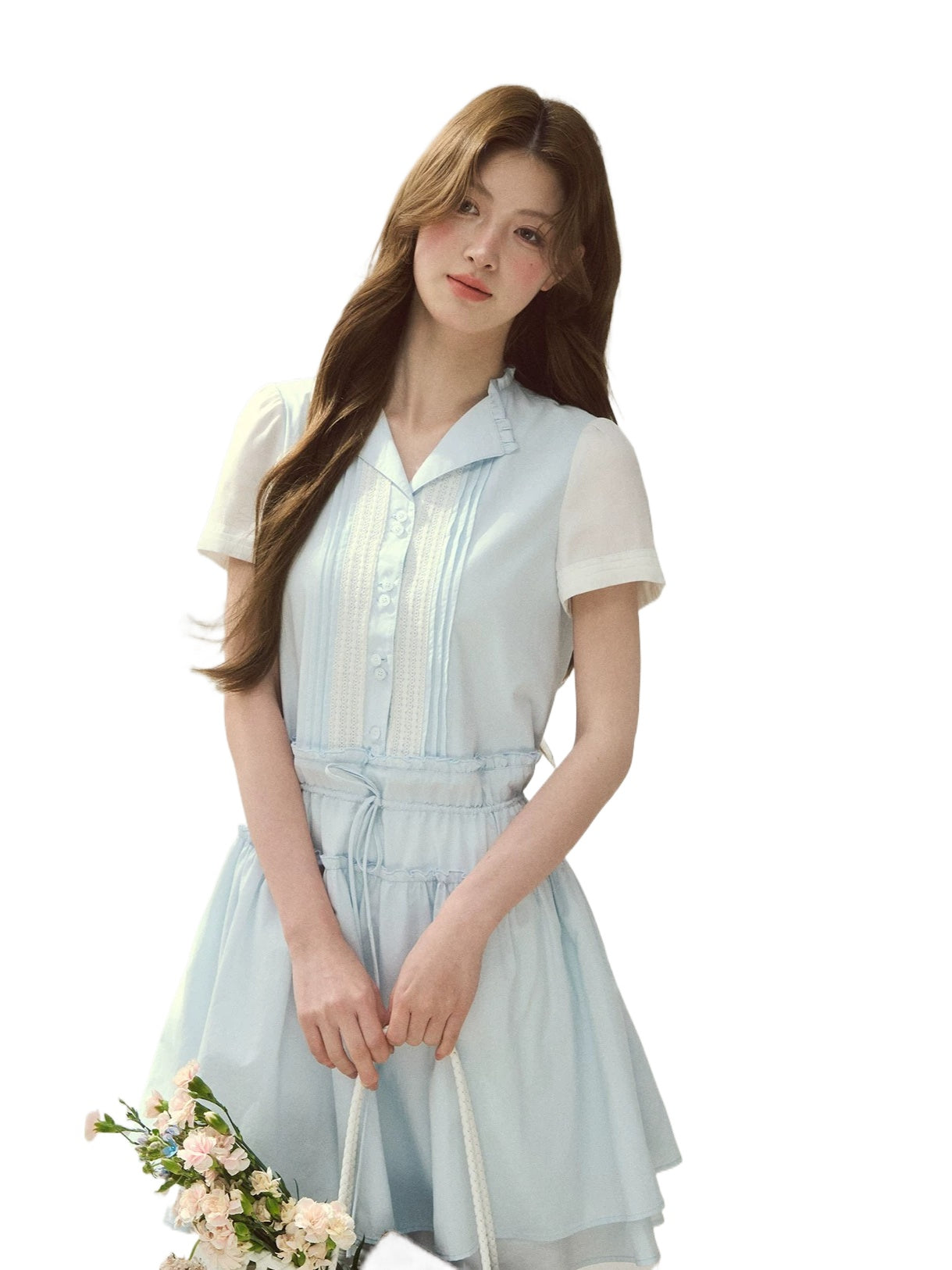 “Sea Breeze Holiday” Lyocell Shirt Dress