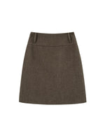 Vintage Minimal Pencil Midi Skirt