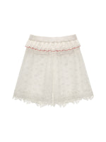 Lace Layered Wide Leg Shorts