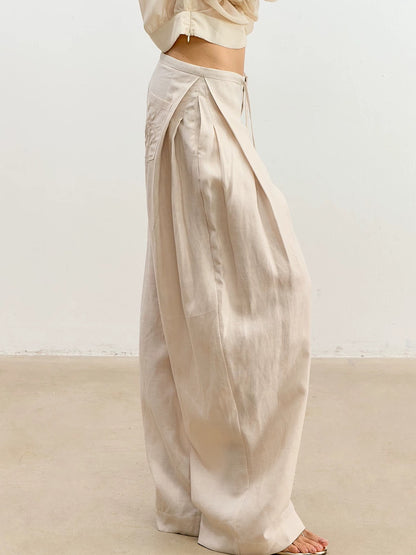Linen Wide Leg Pants