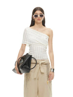 Rosa Asymmetric Knit Tee