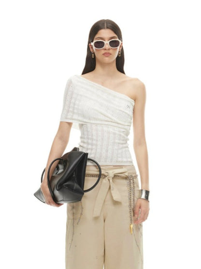 Rosa Asymmetric Knit Tee