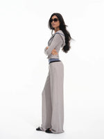 Contrast Hooded Lounge Set