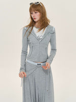 Colorblock Hoodies & Pants Set