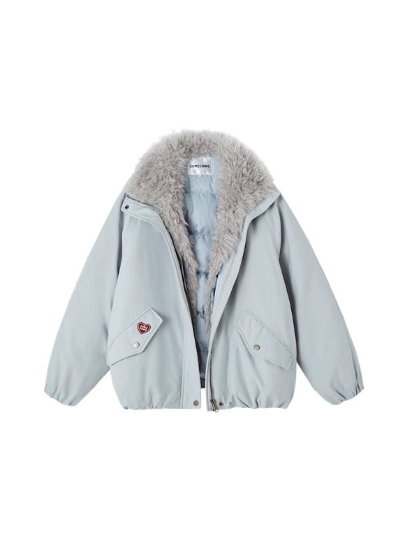 Detachable Fur Down Parka