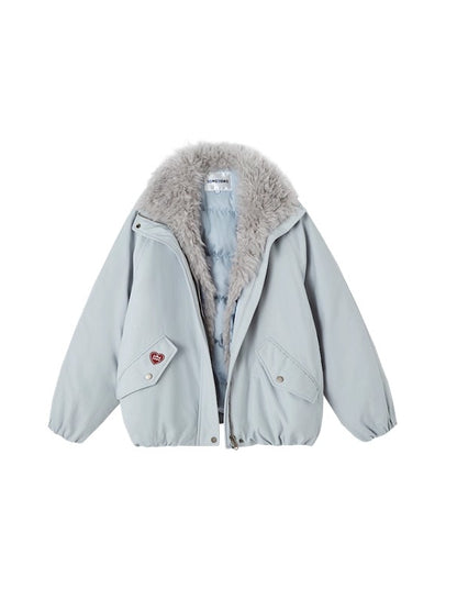 Detachable Fur Down Parka