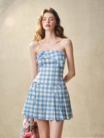 Blue & Gray Suit Dress