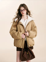 Shearling Collar Parka Jacket
