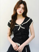Polka Dot Sailor Blouse
