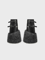 Faux Fur Leg Warmers