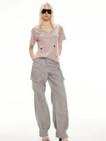 Mirror V-Neck Relaxed Tee