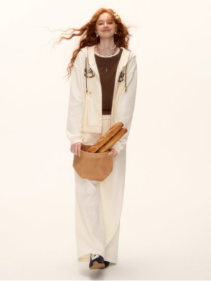 Pony Beaded Hoodie Set