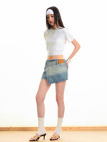 Modern Rhinestone Galaxy A-line Skirt