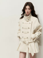 Napoleon Double-Breasted Wool Coat