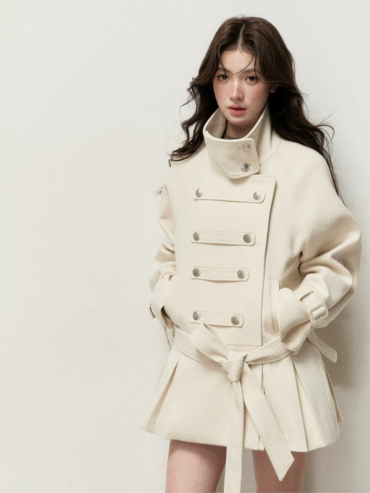 Napoleon Double-Breasted Wool Coat