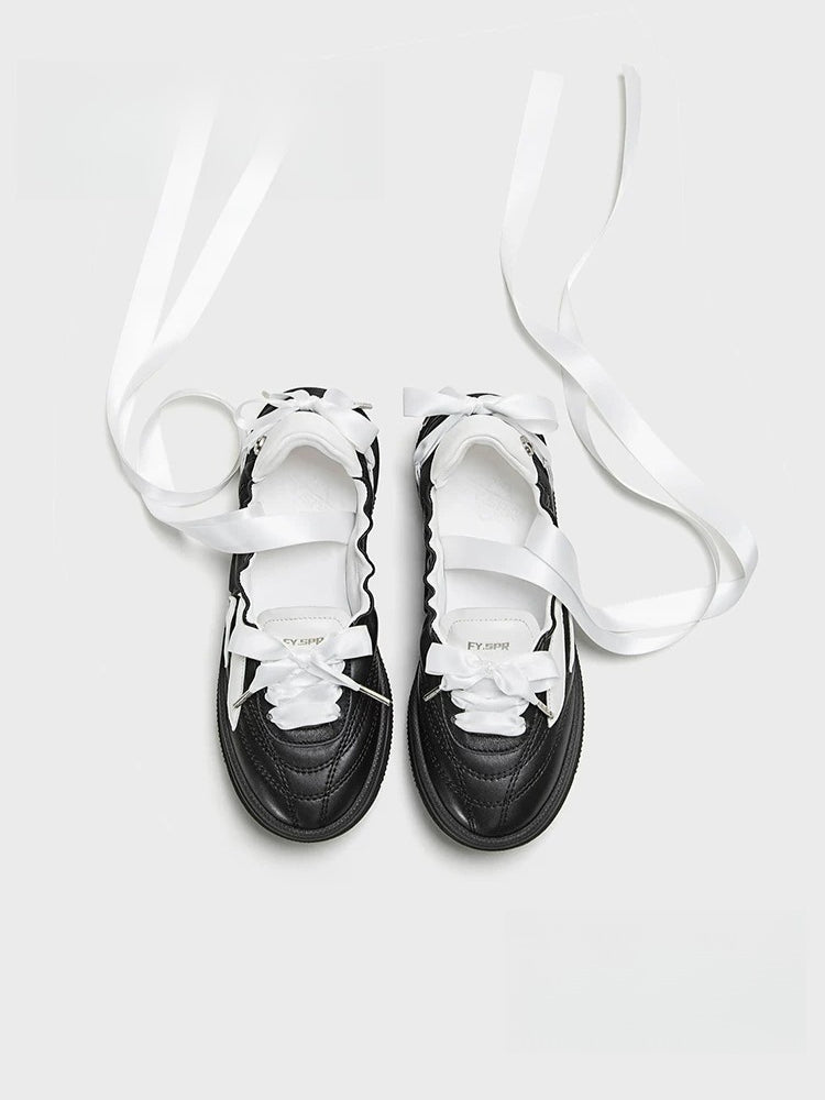 Black Ballet Flats