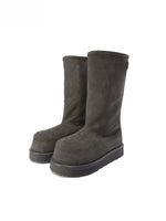 Suede Snow Boots