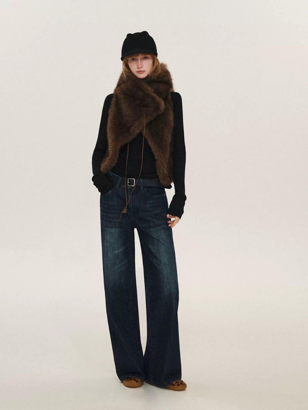 Layered Bolero Long Sleeve Top