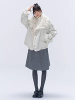 Eco Fur Leopard PU Padded Parka