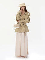 British Retro Cape Trench Jacket