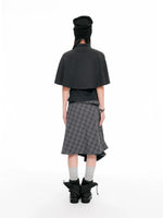 Korean Cape Layered T-Shirt