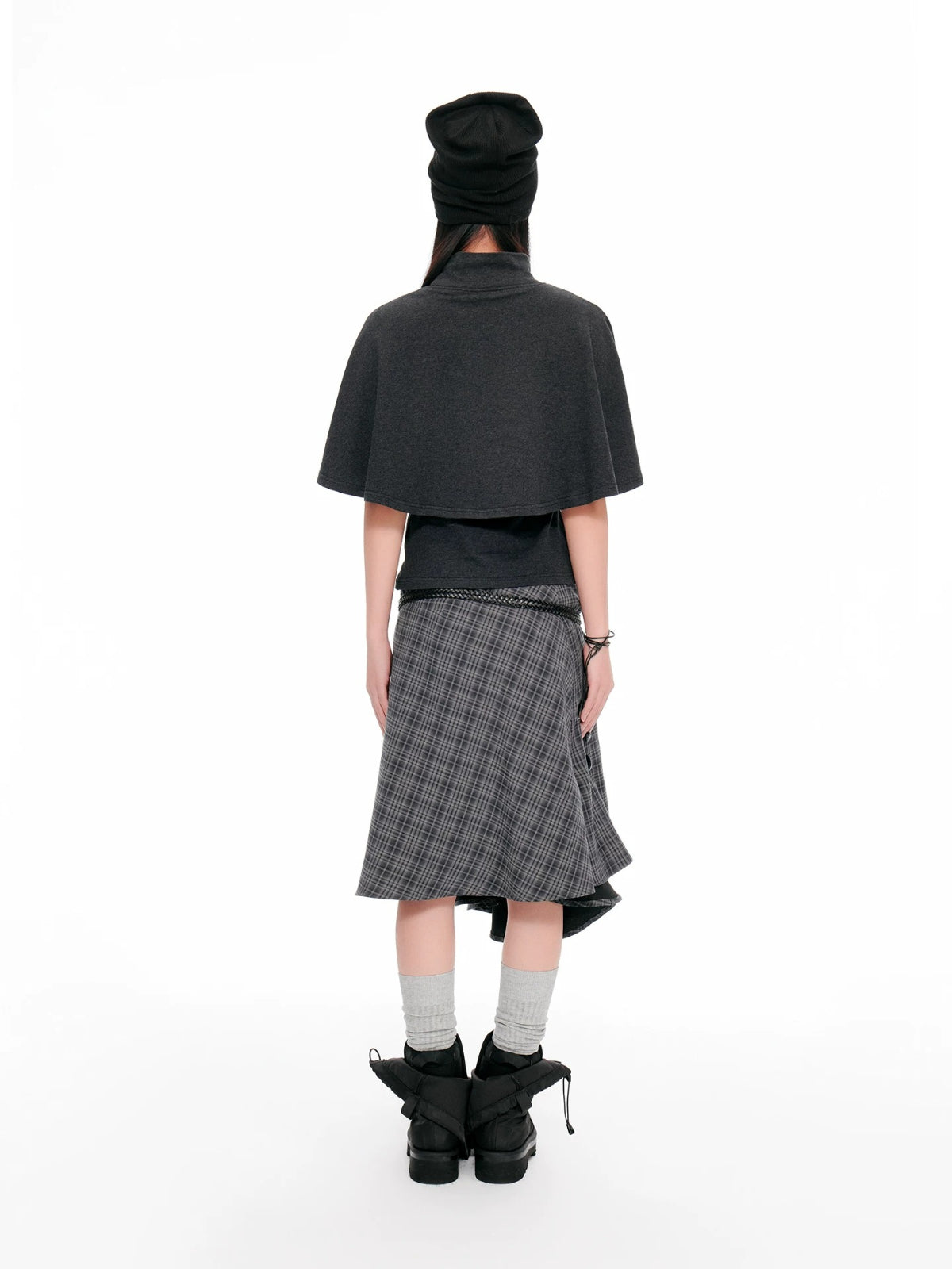 Korean Cape Layered T-Shirt