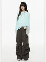 Pocket Pleated Cargo Pants