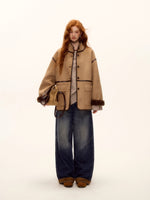 Reversible Suede Shearling Jacket