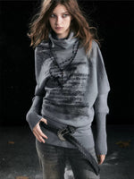 Asymmetric Chain Sweater