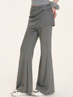 Modal Wrap Flare Pants