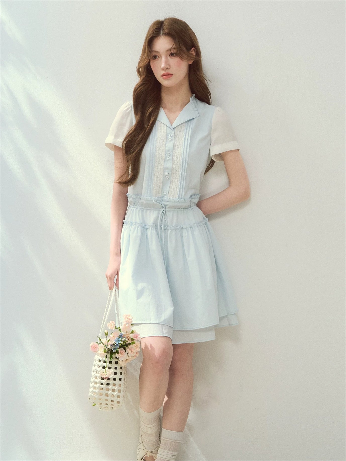 “Sea Breeze Holiday” Lyocell Shirt Dress