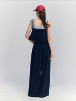 Contrast Two-Piece Set