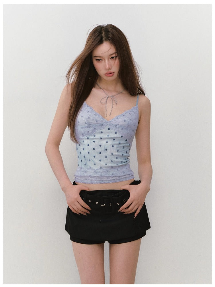 Belt Brand Embroidered Suit Skirt
