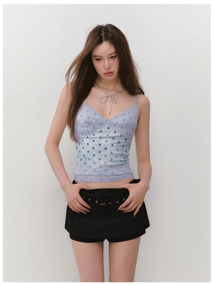 Belt Brand Embroidered Suit Skirt